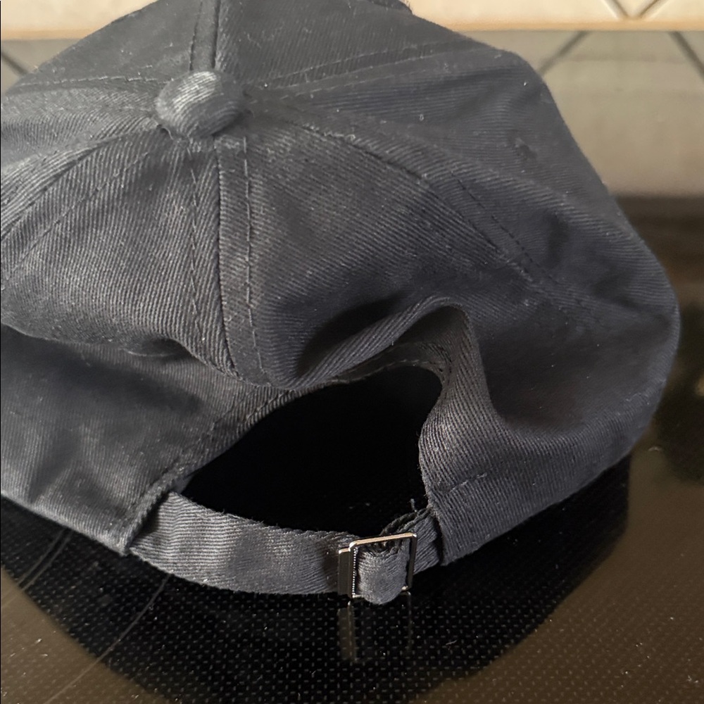Black and Silver Rhinestone Love Cap new without tags - Picture 2 of 6